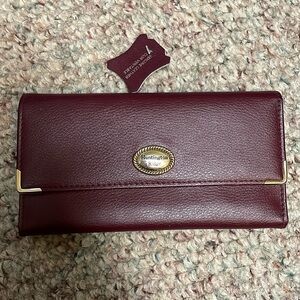 Vintage leather wallet - new